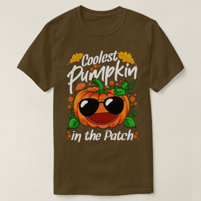 Kol Pumpkin in Patch Halloween1 T Shirt (Design framsida)
