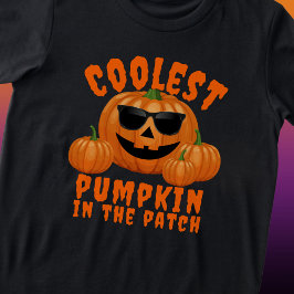 Kol Pumpkin in Patch Halloween T Shirt
