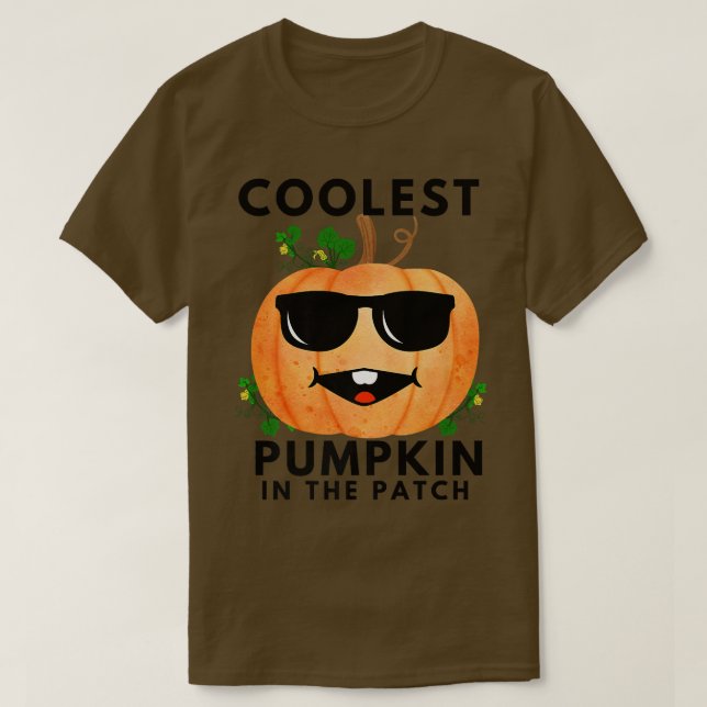 Kol Pumpkin in Patch Pumpkin with Sunglass T Shirt (Design framsida)