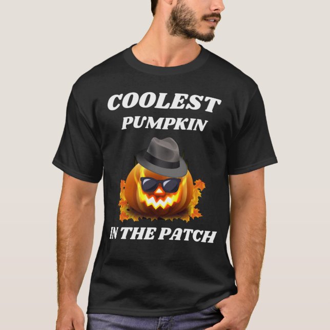 Kol Pumpkin in Patch T-Shirt (Framsida)