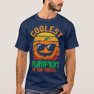 Kol Pumpkin in Patch Vintage Pumpkin Hallo T Shirt