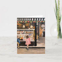 "Kolache på julen" målning av Therese Kramer