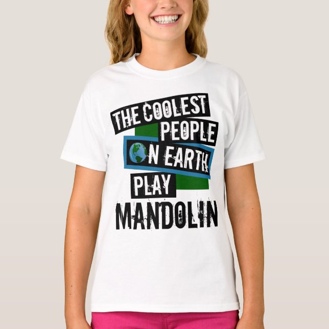 Kolast People's Earth Play Mandolin T Shirt (Framsida)