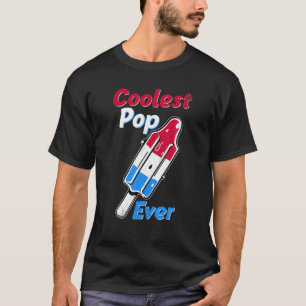 Kolast Pop Aldrig Popsicle Funny Retro Bomb Far T Shirt