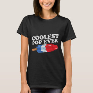 Kolast Pop Aldrig Popsicle Funny Retro Bomb Far T Shirt
