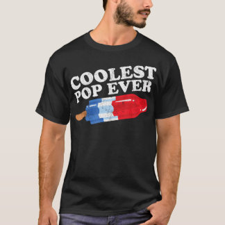 Kolast Pop Aldrig Popsicle Funny Retro Bomb Far T Shirt