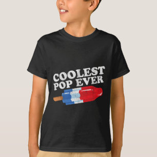 Kolast Pop Aldrig Popsicle Funny Retro Bomb Far T Shirt