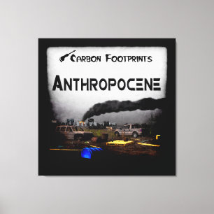 Kolavtryck - Antropocen Canvastryck