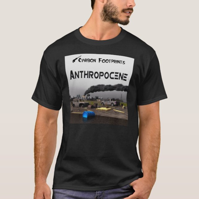 Kolavtryck - Antropocen T-shirt (Framsida)
