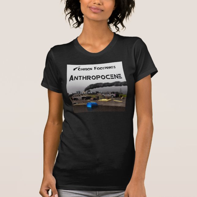 Kolavtryck - Antropocen Tee Shirt (Framsida)