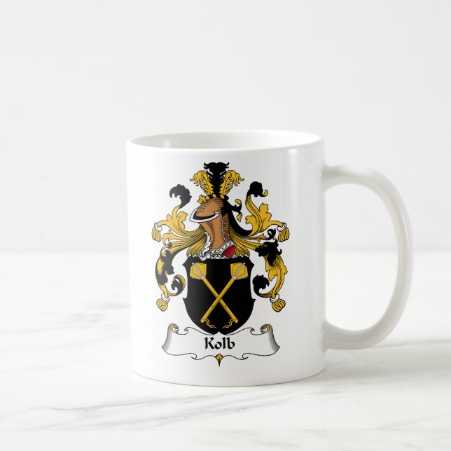 Kolb familjvapensköld kaffemugg (Höger)