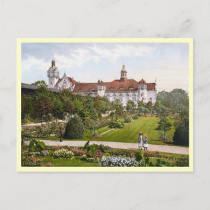 Kolberg Strandschloss Rosengarten Vykort