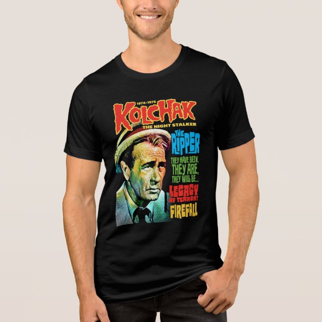Kolchak The Night Stalker, stil 3 by HomeStudio T Shirt (Framsida)