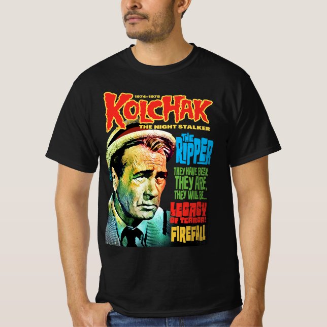 Kolchak The Night Stalker, stil 3 by HomeStudio T Shirt (Framsida)