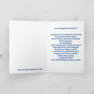 Köldbekräftelsebön av Caleb Card Kort
