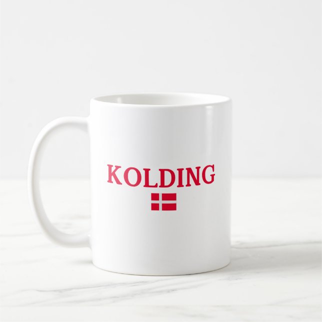 KOLDING Danmark Kaffemugg (Vänster)