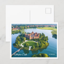 Koldinghus Castle Danmark Illustration Travel Vykort
