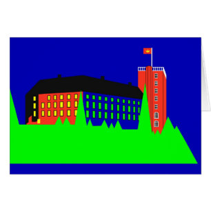 Koldinghus Palace - Färg Hälsningskort