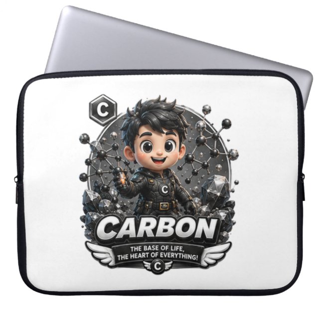 koldioxid element bärbara datorskalscases laptop fodral (Framsidan)