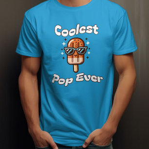 Kolest Pop någonsin funny Food Pun Pappa Gift Pops T Shirt