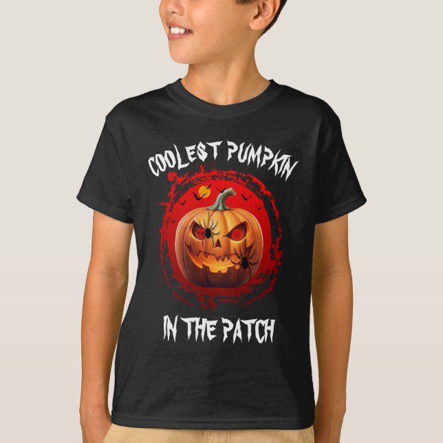 KOLEST PUMPKIN I ANPASSNINGSBARNA FÄLT T SHIRT (Framsida)