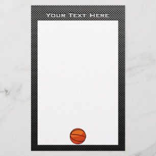 Kolfiber, blixt Basketball Brevpapper