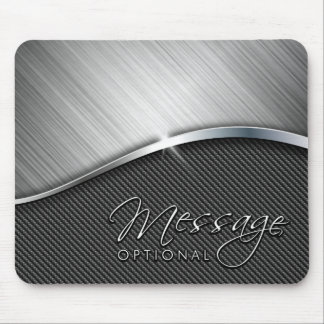 Kolfiber & Brühus Metall 4 Mousepads Musmatta