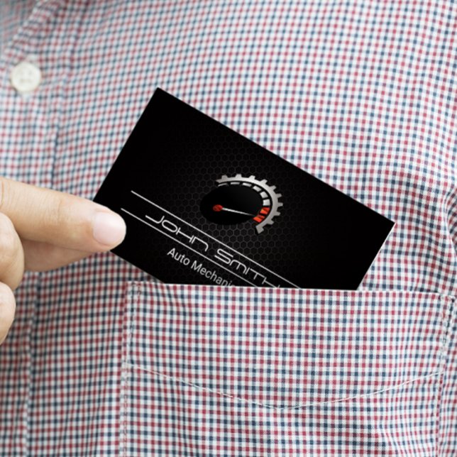 Kolfiber Mönster | Automatisk Logotyp | Hastighets Visitkort (Skapare uppladdad)