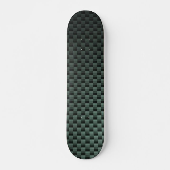 Kolfiber mönstrad mini skateboard bräda 18,7 cm (Framsida)