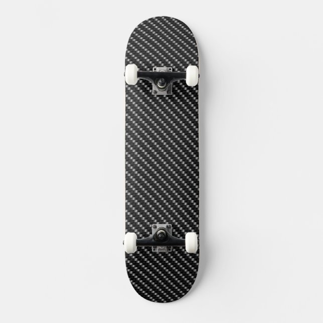 Kolfiber stiger ombord mini skateboard bräda 18,7 cm (Framsida)