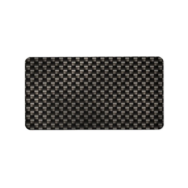 Kolfiber Struktur Adressetikett (Framsidan)