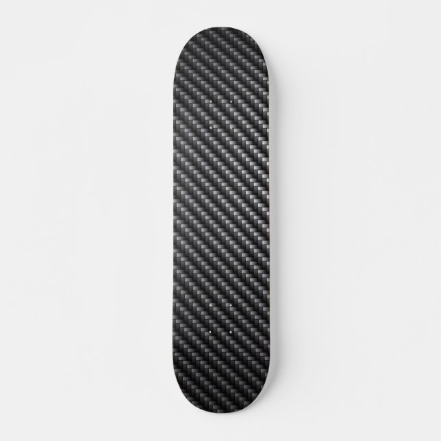 Kolfibermönster Old School Skateboard Bräda 18 Cm (Framsida)