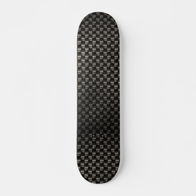 Kolfiberstruktur Skateboard Bräda 20,5 Cm (Framsida)