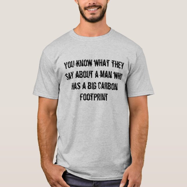 Kolfotspårskjorta T-shirt (Framsida)