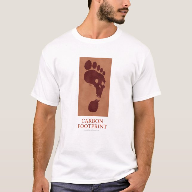 Kolfotspårskjorta T-shirt (Framsida)