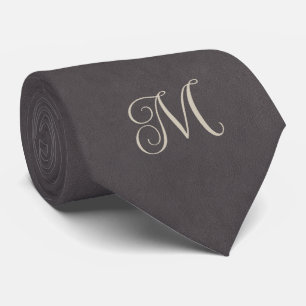Kolgrå Monogram Slips