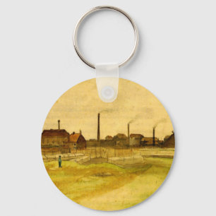 Kolgruva i Borinage av Vincent van Gogh Nyckelring