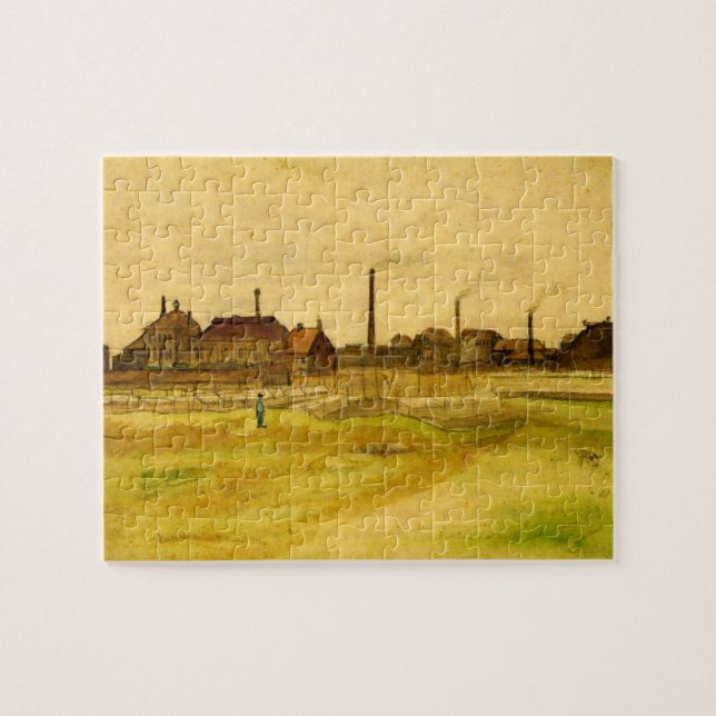 Kolgruva i Borinage av Vincent van Gogh Pussel (Horisontell)