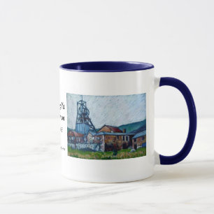 Kolgruva "stor grop, Blaenavon" Wales Mugg