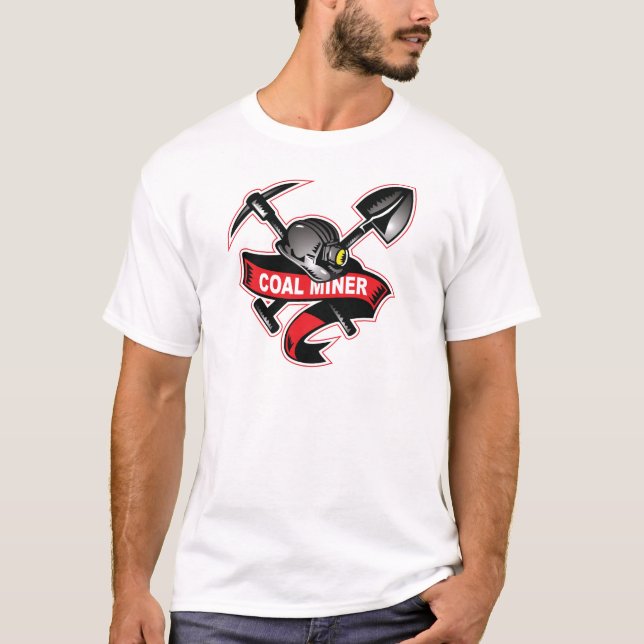 KOLGRUVARBETARE tattoo.jpg T-shirt (Framsida)