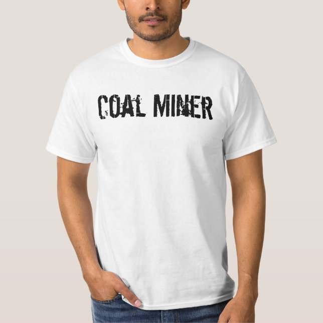 Kolgruvarbetaren, är du välkommen tee shirt (Framsida)