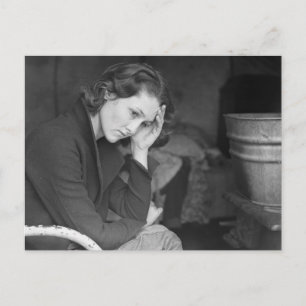 Kolgruvarbetarens dotter 1936. vykort