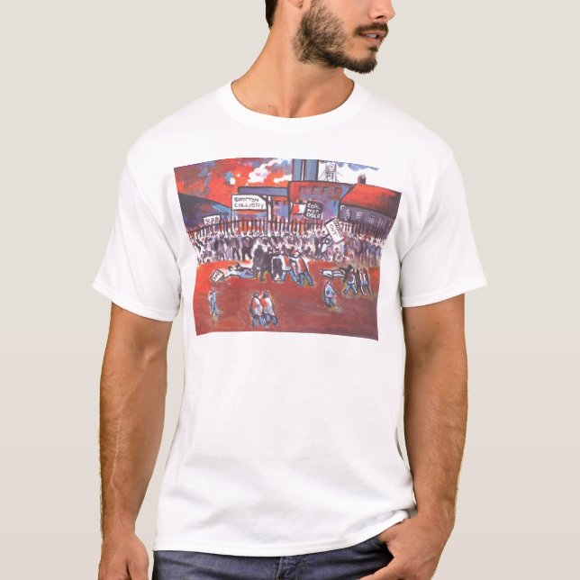 KOLGRUVARBETARESTREJKA CIRCA 1984 T SHIRT (Framsida)