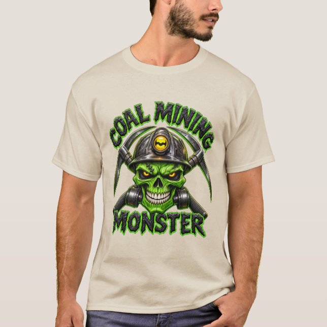 KOLGRUVEMONSTER T SHIRT (Framsida)