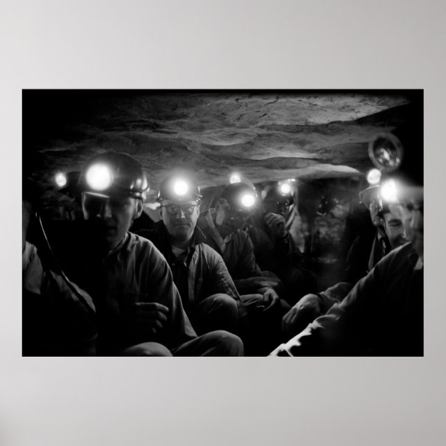 Kolgruvor djup under 1960 poster (Framsidan)