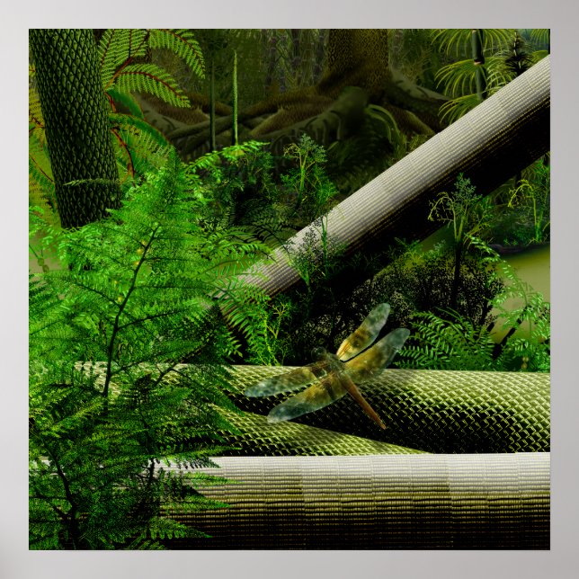 kolhaltig skog poster (Framsidan)