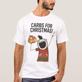 Kolhydrater För Jul Rolig Matmatiker T Shirt