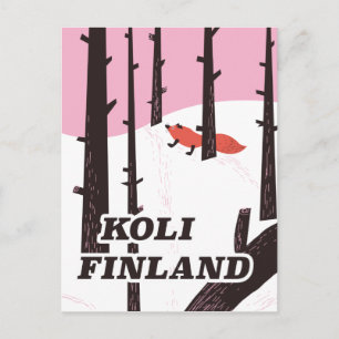 Koli Finland vintage reseaffisch Vykort