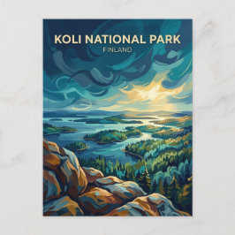 Koli nationalpark Finland Vykort