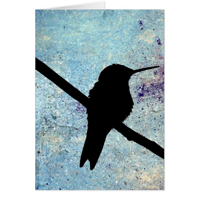 Kolibri, Alles Gute zum Geburts Hälsningskort (Framsidan)